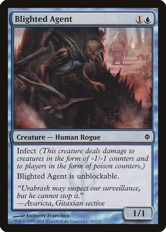 Blighted Agent [New Phyrexia] MTG Single Magic: The Gathering | Red Claw Gaming