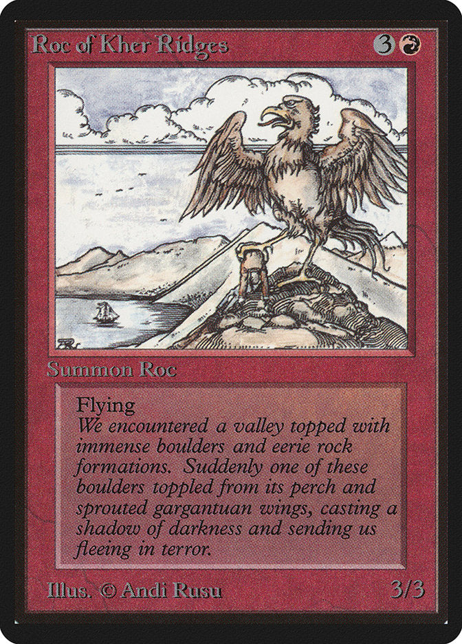 Roc of Kher Ridges [Beta Edition] MTG Single Magic: The Gathering | Red Claw Gaming
