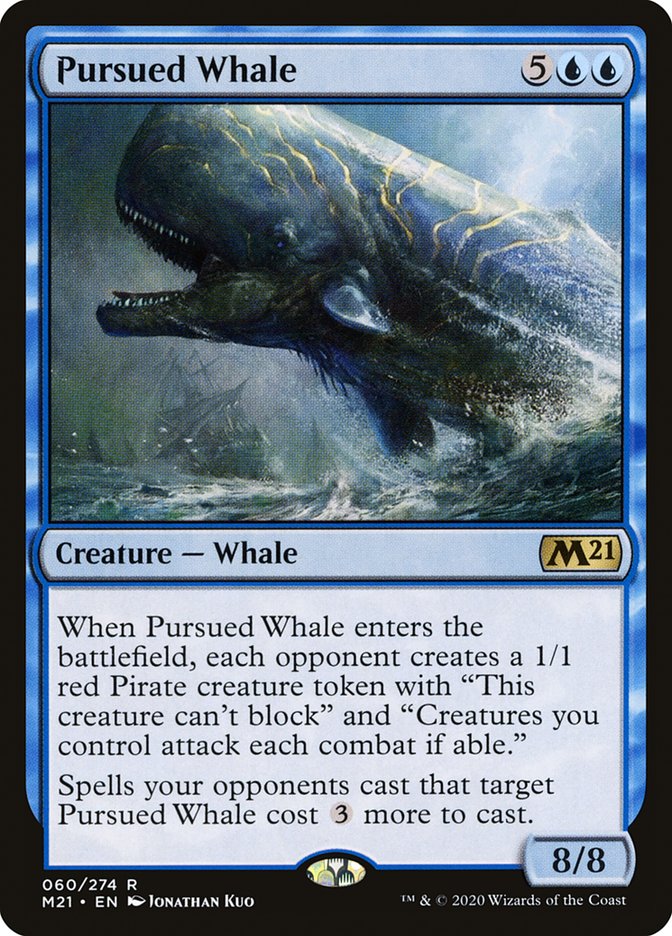 Pursued Whale [Core Set 2021] MTG Single Magic: The Gathering | Red Claw Gaming