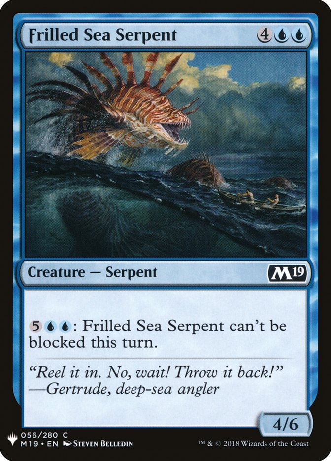 Frilled Sea Serpent [Mystery Booster] MTG Single Magic: The Gathering | Red Claw Gaming