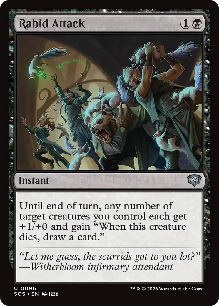 Rabid Attack [Secrets of Strixhaven] MTG Single Magic: The Gathering | Red Claw Gaming