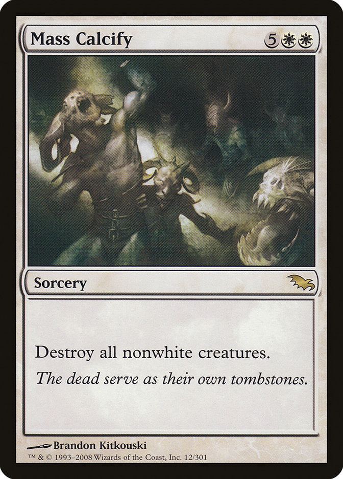 Mass Calcify [Shadowmoor] MTG Single Magic: The Gathering | Red Claw Gaming