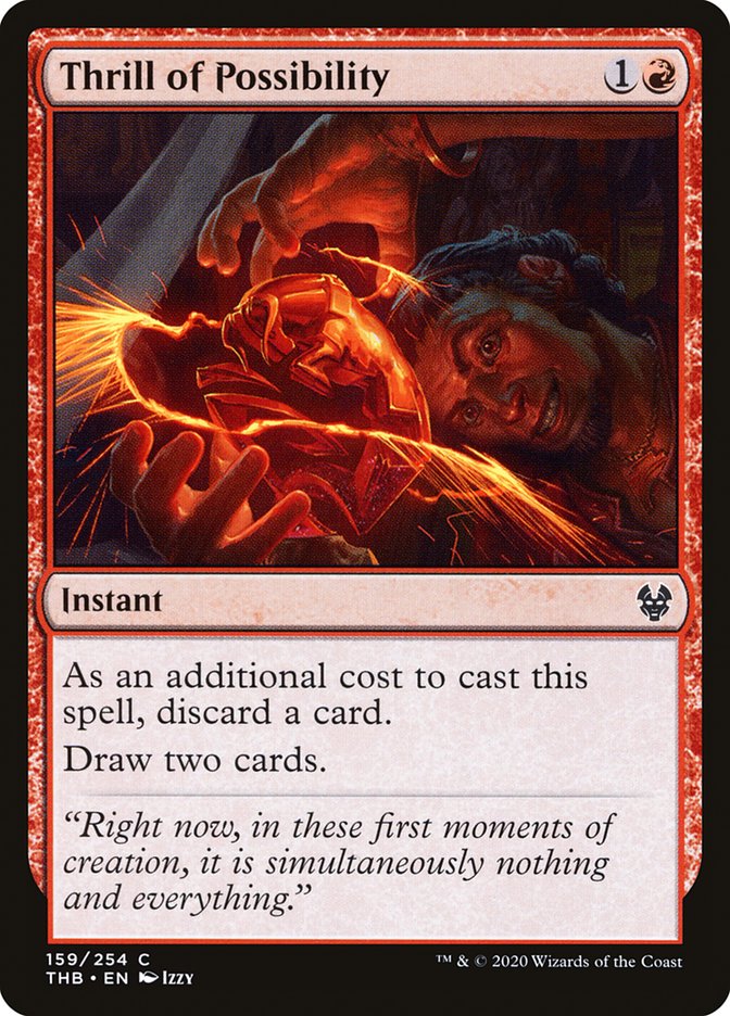 Thrill of Possibility [Theros Beyond Death] MTG Single Magic: The Gathering | Red Claw Gaming