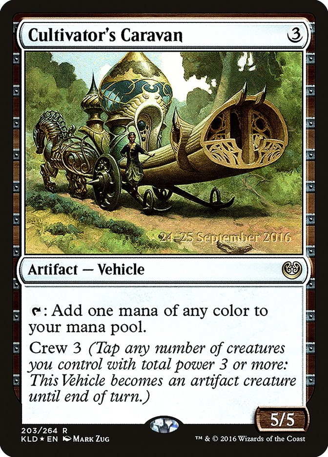 Cultivator's Caravan [Kaladesh Prerelease Promos] MTG Single Magic: The Gathering | Red Claw Gaming