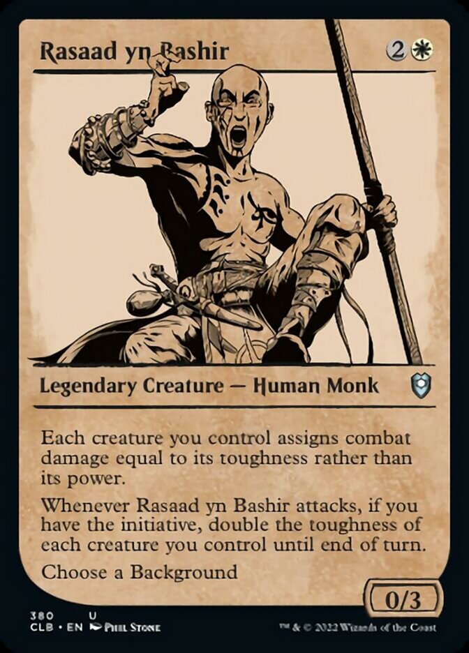 Rasaad yn Bashir (Showcase) [Commander Legends: Battle for Baldur's Gate] MTG Single Magic: The Gathering | Red Claw Gaming
