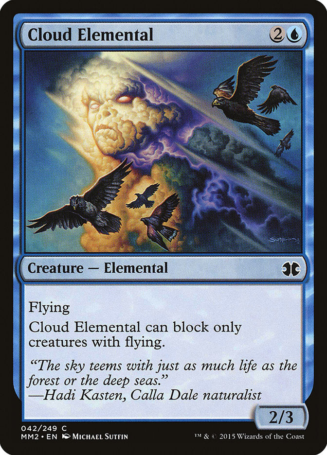 Cloud Elemental [Modern Masters 2015] MTG Single Magic: The Gathering | Red Claw Gaming