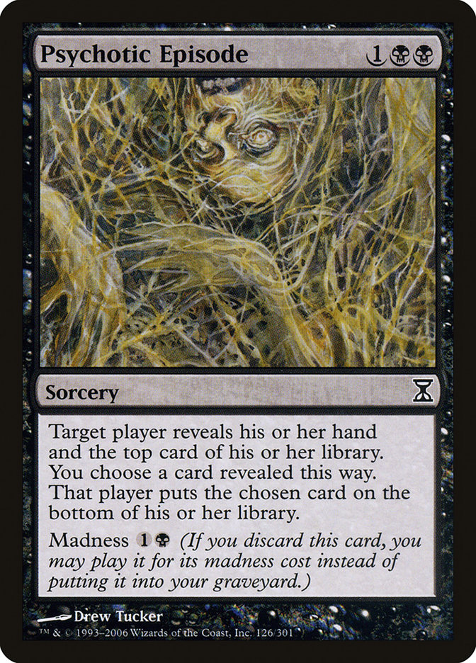 Psychotic Episode [Time Spiral] MTG Single Magic: The Gathering | Red Claw Gaming