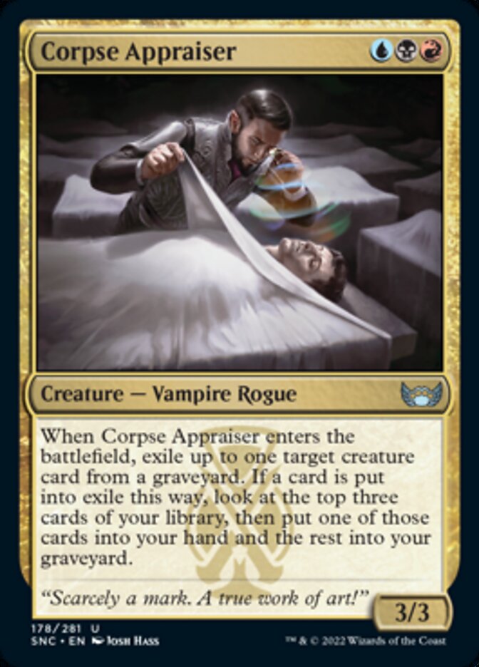 Corpse Appraiser [Streets of New Capenna] MTG Single Magic: The Gathering | Red Claw Gaming
