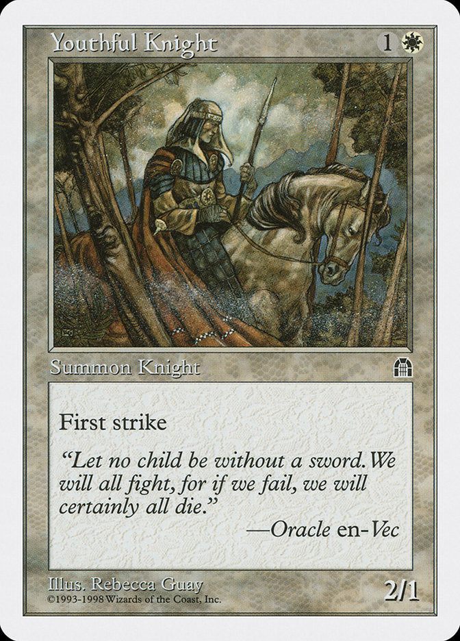 Youthful Knight [Anthologies] MTG Single Magic: The Gathering | Red Claw Gaming