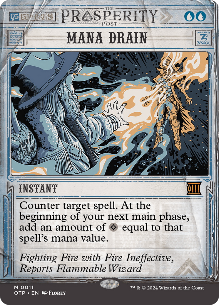 Mana Drain [Outlaws of Thunder Junction: Breaking News] MTG Single Magic: The Gathering | Red Claw Gaming