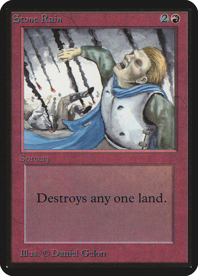 Stone Rain [Alpha Edition] MTG Single Magic: The Gathering | Red Claw Gaming