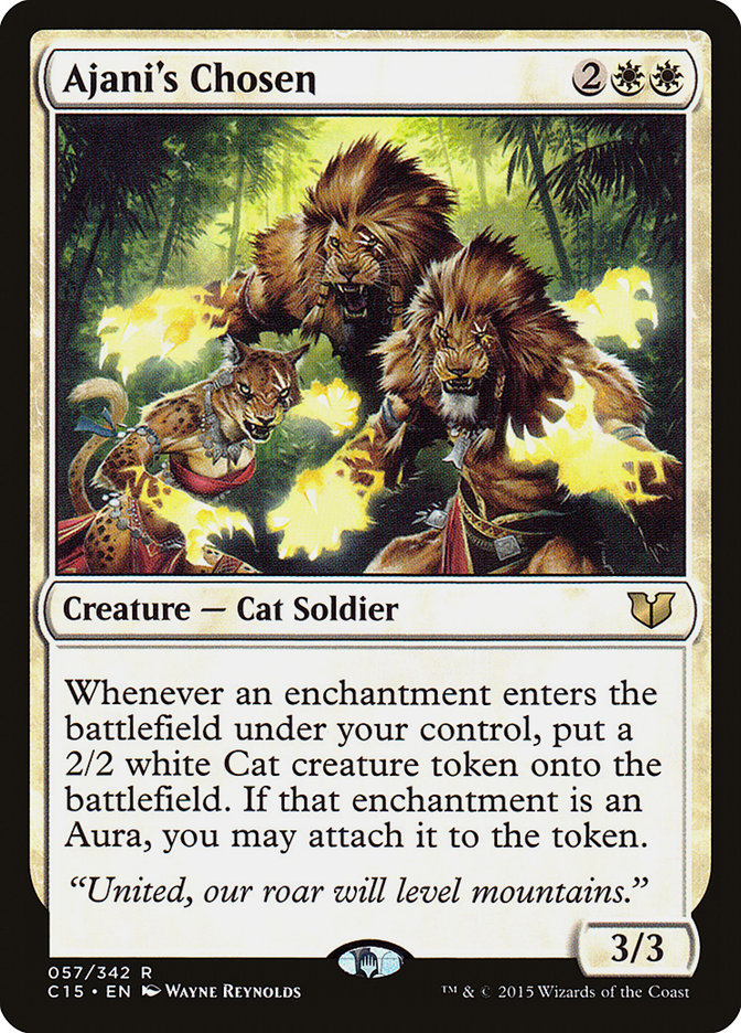 Ajani's Chosen [Commander 2015] MTG Single Magic: The Gathering | Red Claw Gaming