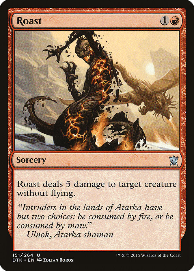 Roast [Dragons of Tarkir] MTG Single Magic: The Gathering | Red Claw Gaming