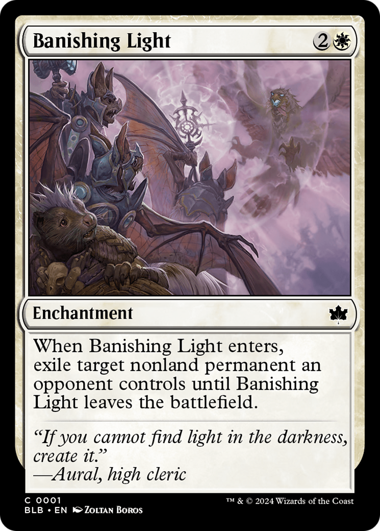 Banishing Light [Bloomburrow] MTG Single Magic: The Gathering | Red Claw Gaming