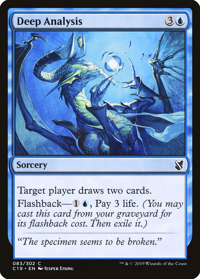 Deep Analysis [Commander 2019] MTG Single Magic: The Gathering | Red Claw Gaming