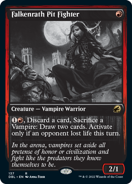 Falkenrath Pit Fighter [Innistrad: Double Feature] MTG Single Magic: The Gathering | Red Claw Gaming