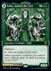Esika, God of the Tree // The Prismatic Bridge (Showcase) [Kaldheim] MTG Single Magic: The Gathering | Red Claw Gaming
