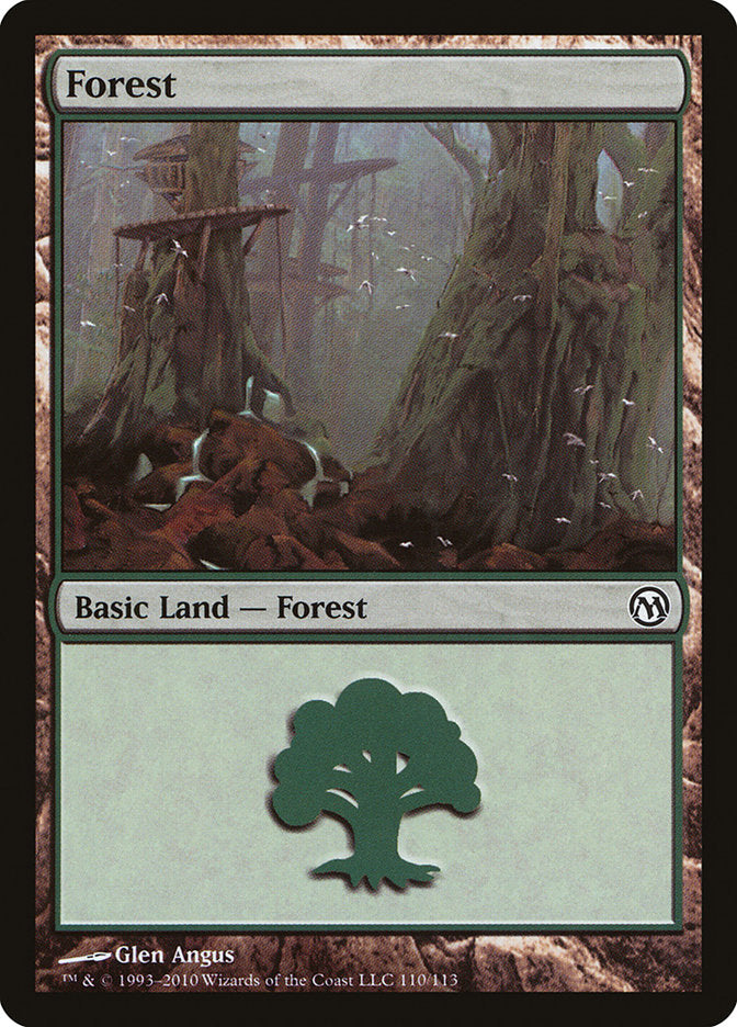 Forest (110) [Duels of the Planeswalkers] MTG Single Magic: The Gathering | Red Claw Gaming
