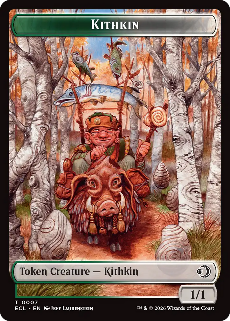 Elf // Kithkin (0007) Double-Sided Token [Lorwyn Eclipsed Tokens] MTG Single Magic: The Gathering | Red Claw Gaming