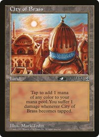 City of Brass (4th Place) (Oversized) [Oversize Cards] MTG Single Magic: The Gathering | Red Claw Gaming
