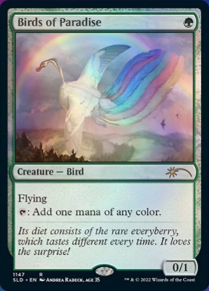 Birds of Paradise (1147) [Secret Lair Drop Series] MTG Single Magic: The Gathering | Red Claw Gaming