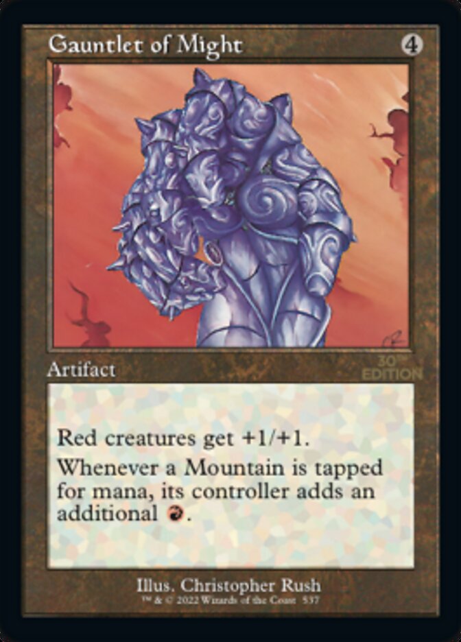 Gauntlet of Might (Retro) [30th Anniversary Edition] MTG Single Magic: The Gathering | Red Claw Gaming