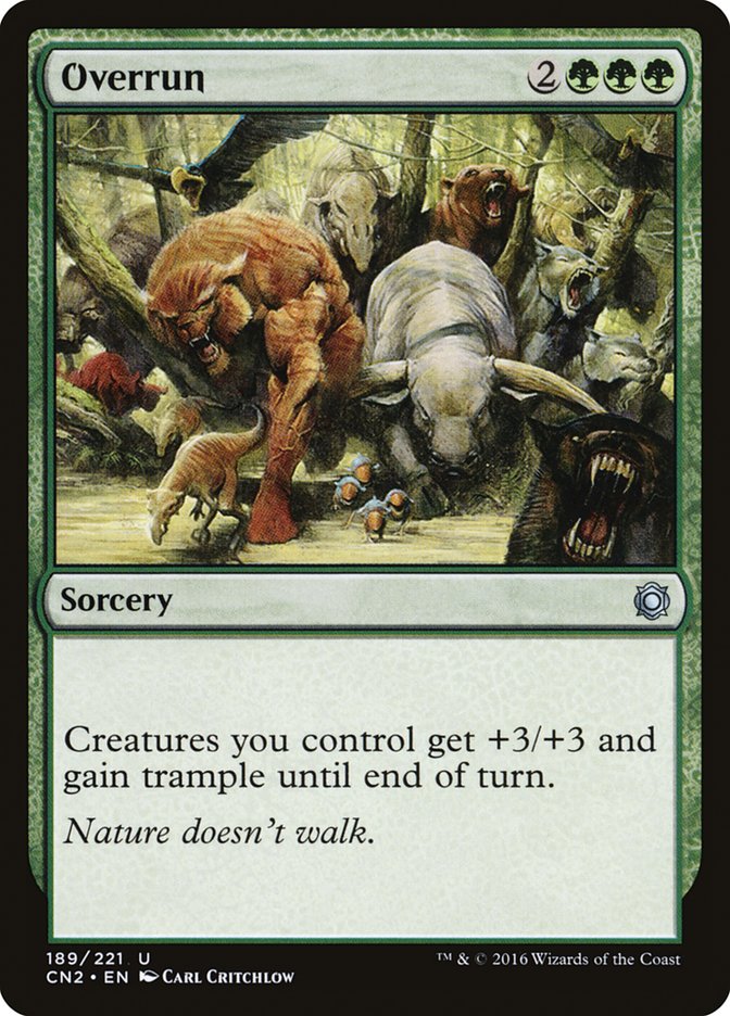 Overrun [Conspiracy: Take the Crown] MTG Single Magic: The Gathering | Red Claw Gaming