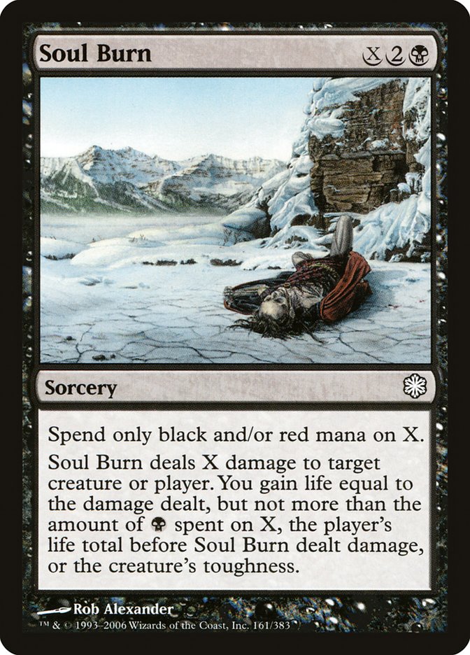 Soul Burn [Coldsnap Theme Decks] MTG Single Magic: The Gathering | Red Claw Gaming