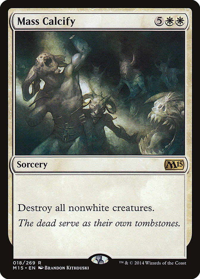Mass Calcify [Magic 2015] MTG Single Magic: The Gathering | Red Claw Gaming