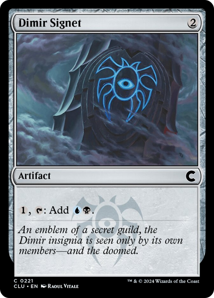 Dimir Signet [Ravnica: Clue Edition] MTG Single Magic: The Gathering | Red Claw Gaming