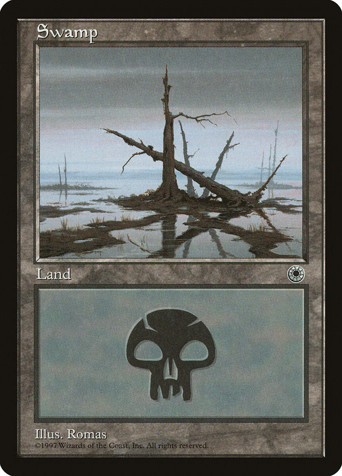 Swamp (Blue Morning Horizon) [Portal] MTG Single Magic: The Gathering | Red Claw Gaming
