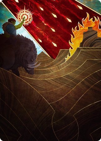 Stone Rain Art Card [Strixhaven: School of Mages Art Series] MTG Single Magic: The Gathering | Red Claw Gaming