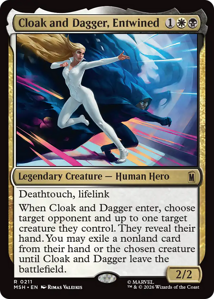 Cloak and Dagger, Entwined [Marvel Super Heroes] | Red Claw Gaming