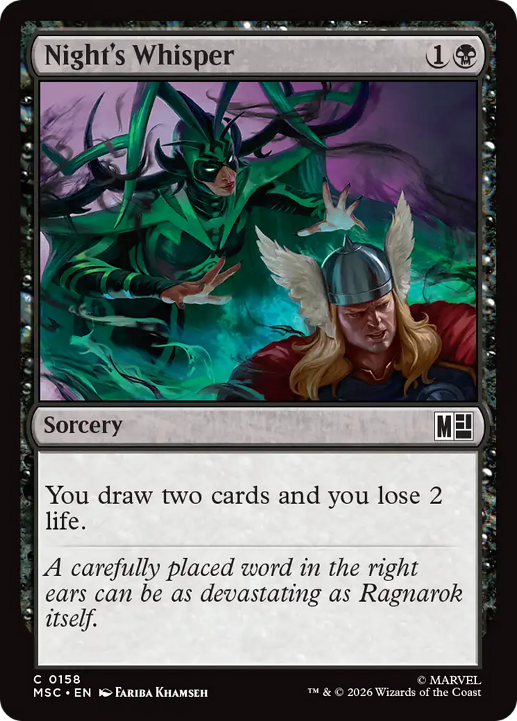 Night's Whisper [Marvel Super Heroes Commander] | Red Claw Gaming