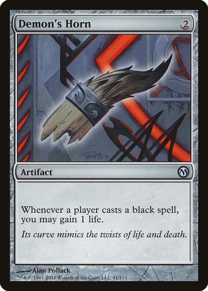 Demon's Horn [Duels of the Planeswalkers] MTG Single Magic: The Gathering | Red Claw Gaming