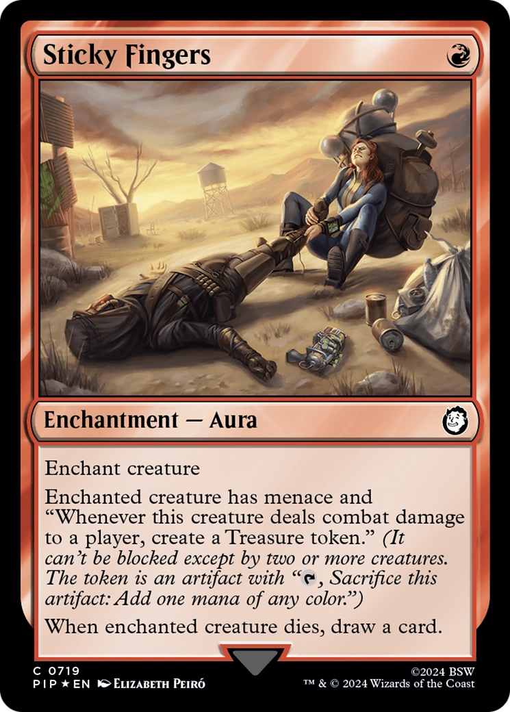 Sticky Fingers (Surge Foil) [Fallout] MTG Single Magic: The Gathering    | Red Claw Gaming