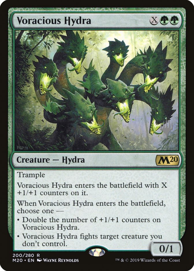 Voracious Hydra (Promo Pack) [Core Set 2020 Promos] MTG Single Magic: The Gathering | Red Claw Gaming