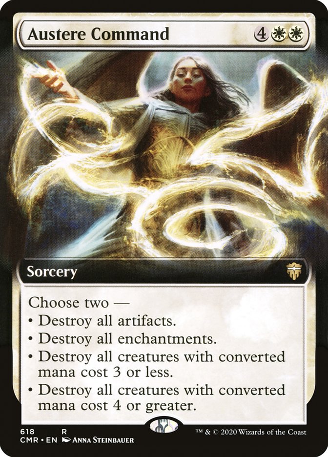 Austere Command (Extended Art) [Commander Legends] MTG Single Magic: The Gathering | Red Claw Gaming