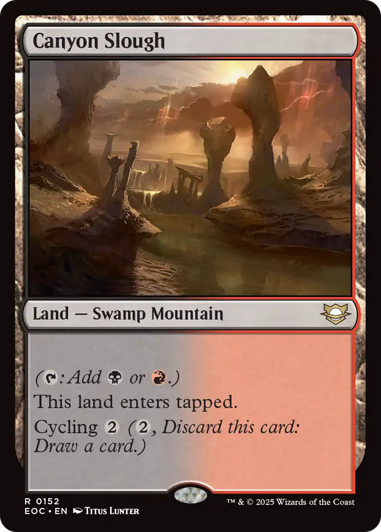 Canyon Slough [Edge of Eternities Commander] MTG Single Magic: The Gathering | Red Claw Gaming