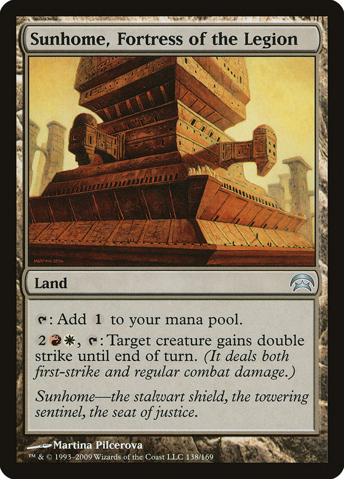 Sunhome, Fortress of the Legion [Planechase] MTG Single Magic: The Gathering | Red Claw Gaming