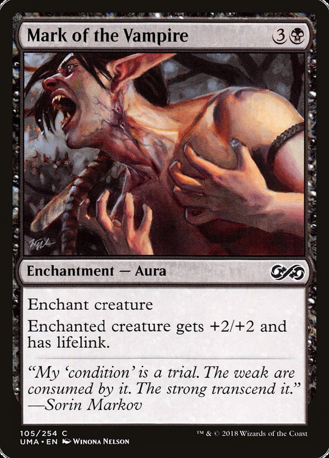 Mark of the Vampire [Ultimate Masters] MTG Single Magic: The Gathering | Red Claw Gaming