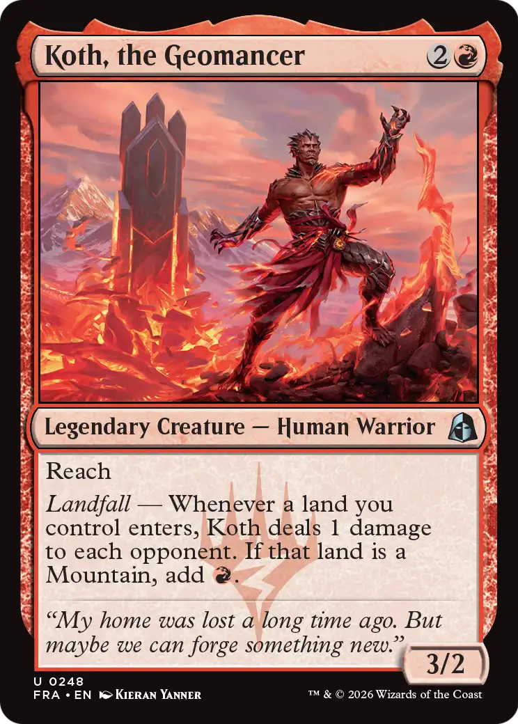 Koth, the Geomancer [Reality Fracture] MTG Single Magic: The Gathering | Red Claw Gaming
