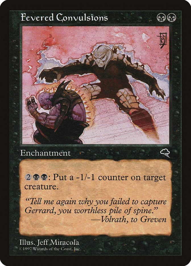 Fevered Convulsions [Tempest] MTG Single Magic: The Gathering | Red Claw Gaming
