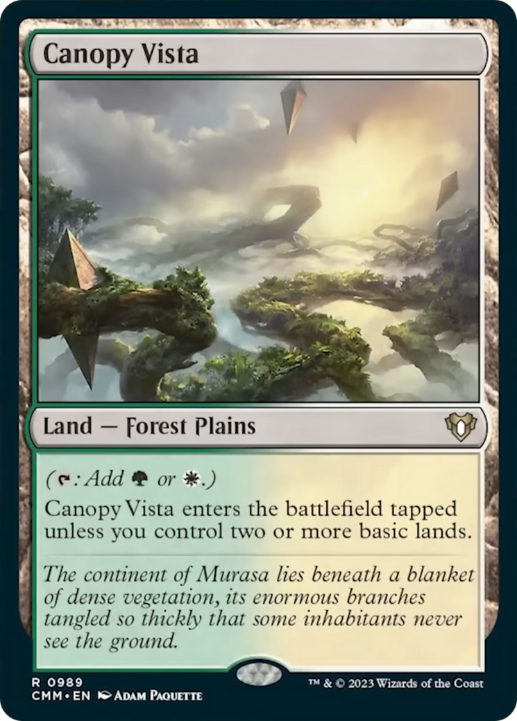 Canopy Vista [Commander Masters] MTG Single Magic: The Gathering | Red Claw Gaming
