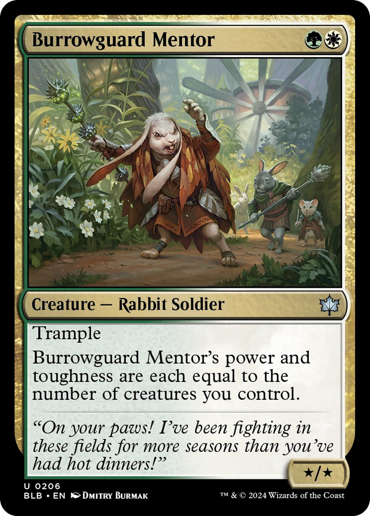 Burrowguard Mentor [Bloomburrow] MTG Single Magic: The Gathering | Red Claw Gaming