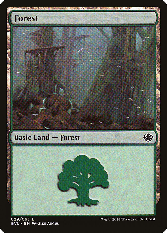 Forest (29) (Garruk vs. Liliana) [Duel Decks Anthology] MTG Single Magic: The Gathering | Red Claw Gaming