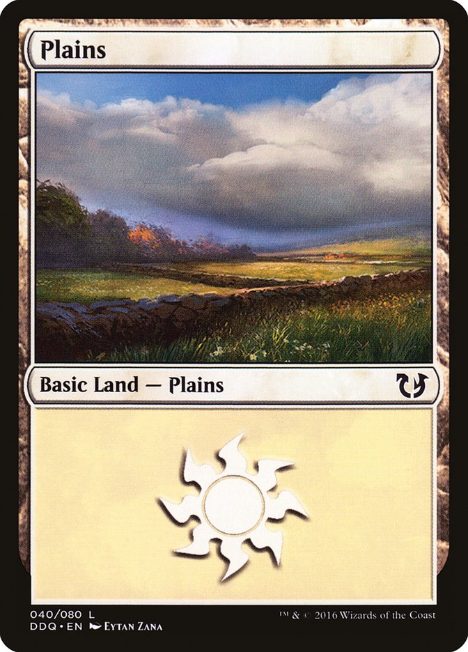 Plains (40) [Duel Decks: Blessed vs. Cursed] MTG Single Magic: The Gathering | Red Claw Gaming