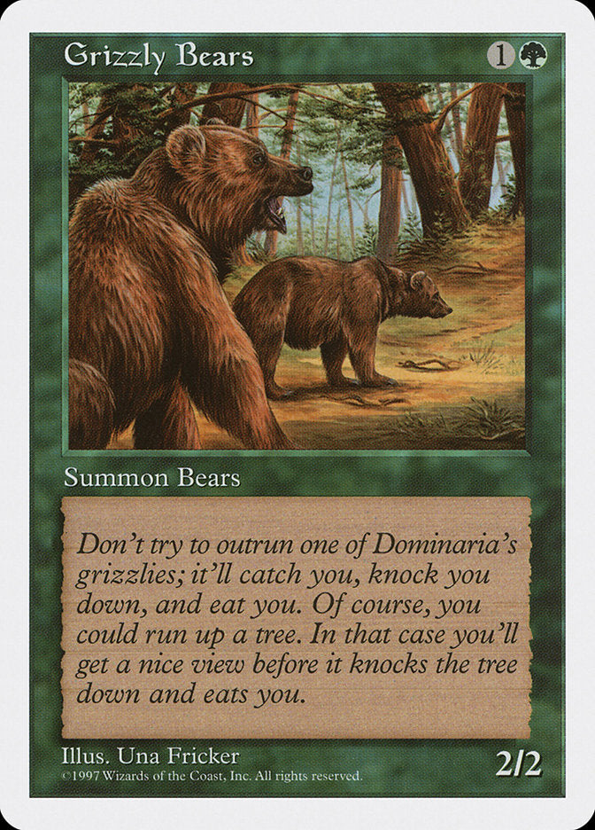 Grizzly Bears [Fifth Edition] MTG Single Magic: The Gathering | Red Claw Gaming