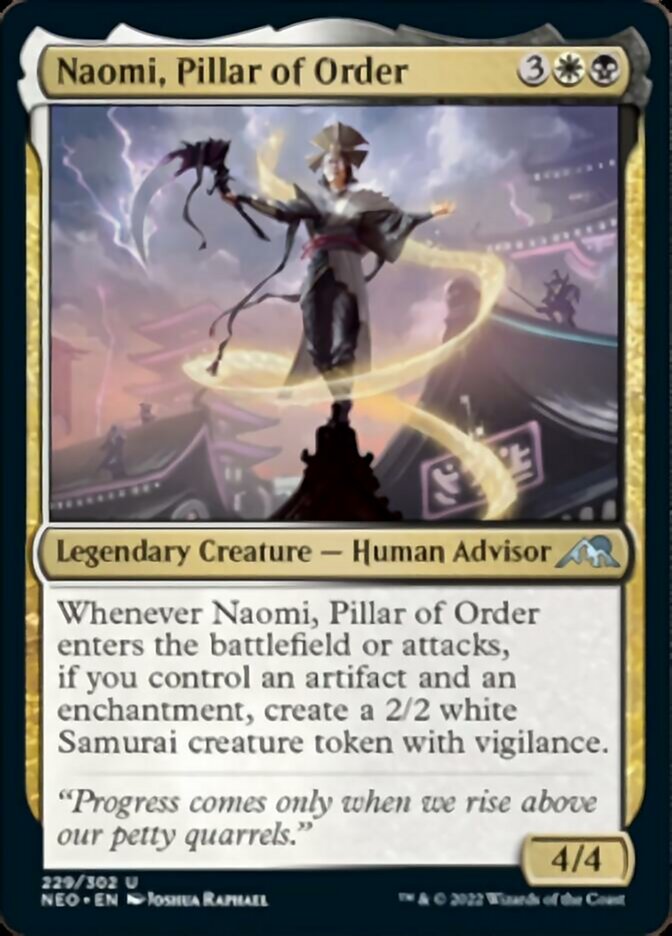 Naomi, Pillar of Order [Kamigawa: Neon Dynasty] MTG Single Magic: The Gathering    | Red Claw Gaming