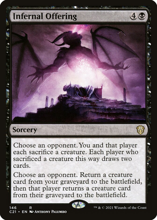 Infernal Offering [Commander 2021] MTG Single Magic: The Gathering | Red Claw Gaming